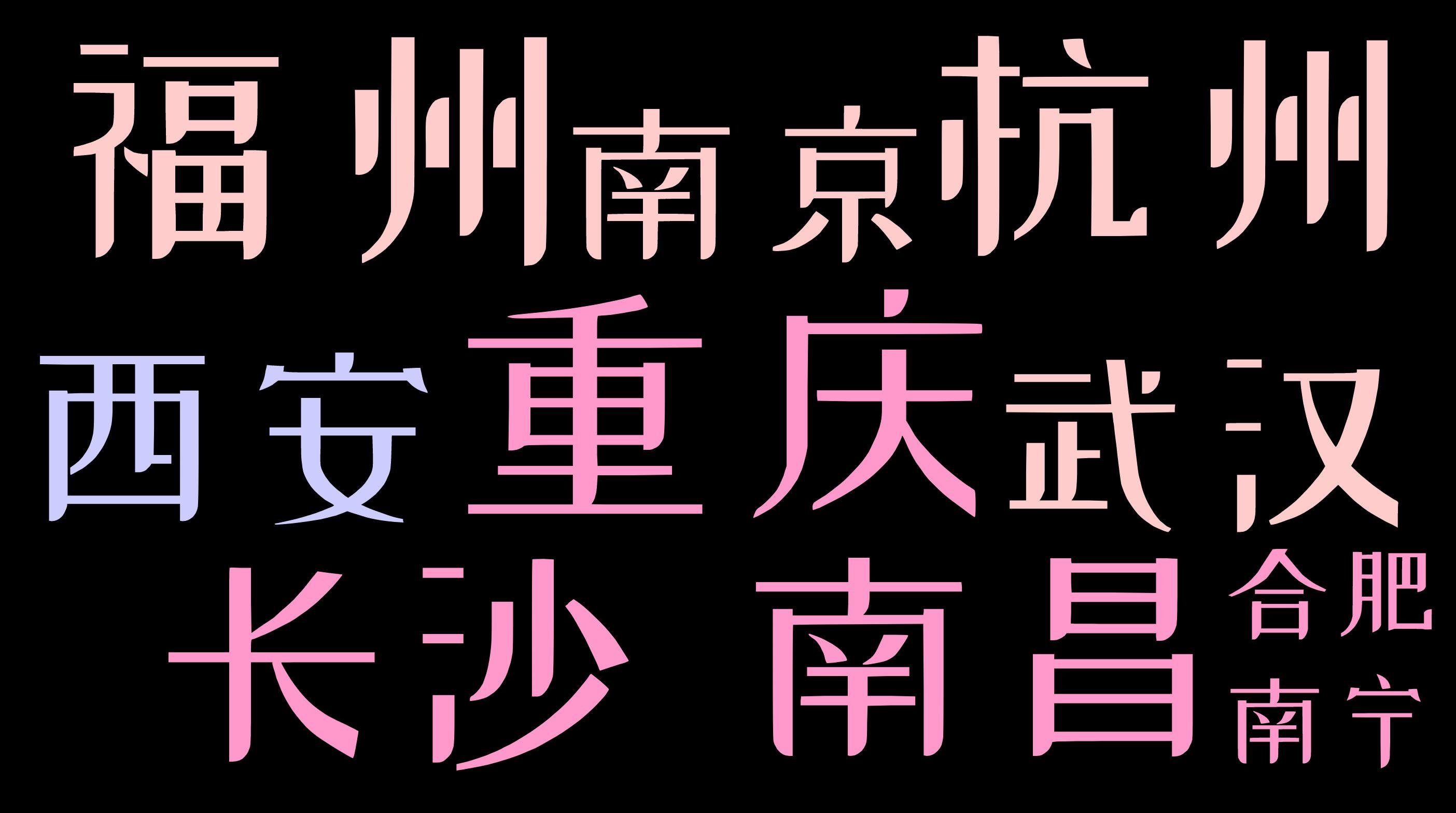 词云图,文字云图,重庆,福州,杭州,南昌,长沙,武汉,西安,南京,合肥,南宁